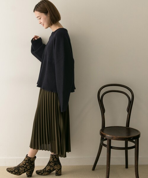 BASERANGE Kai ニット kaiセーター カーキ S BASERANGE（ベースレンジ）の「BASERANGE KAI SWEATER（）」 - WEAR