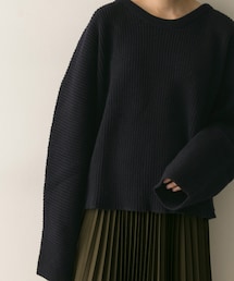 ベースレンジ baserange kai ニット　ネイビー ベースレンジ baserange kai ニット ネイビー - メルカリ