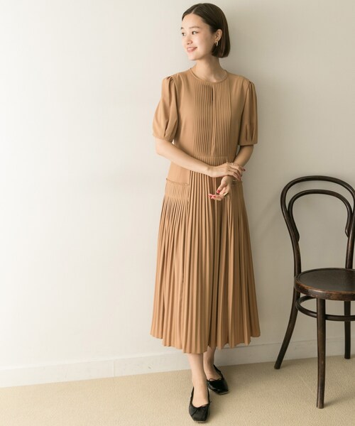 CELFORD（セルフォード）の「CELFORD ジョーゼットプリーツワンピース