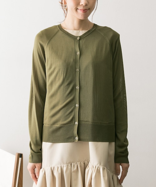 シアーニットカーディガンCELFORD