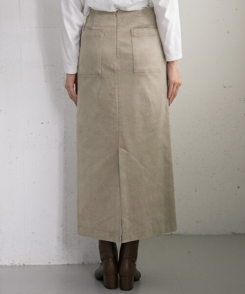 URBAN RESEARCH DOORS(アーバンリサーチドアーズ)の「【Oggi掲載】コーデュロイマキシストレートスカート(その他・レディース・GREGE/CHOCO/GREEN・36/38)」の18枚目の写真