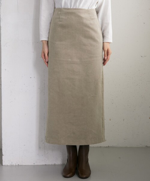 URBAN RESEARCH DOORS(アーバンリサーチドアーズ)の「【Oggi掲載】コーデュロイマキシストレートスカート(その他・レディース・GREGE/CHOCO/GREEN・36/38)」の16枚目の写真