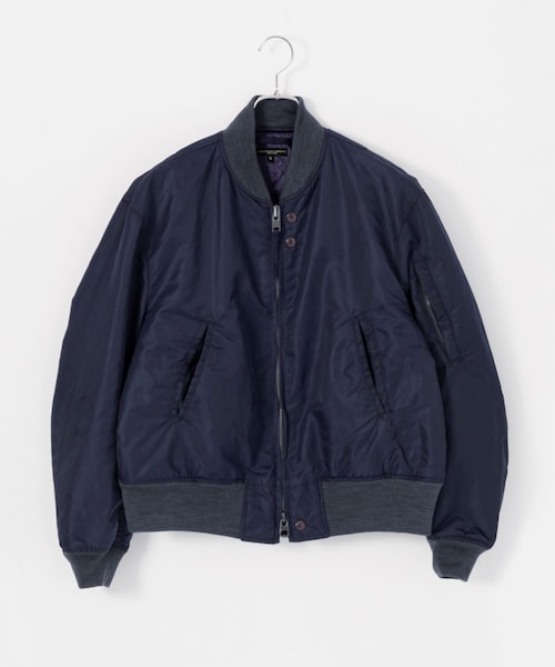 エンジニアードガーメンツ Aviator Jacket MA-1 ネイビー S Engineered Garments (エンジニアードガーメンツ) 2019AW