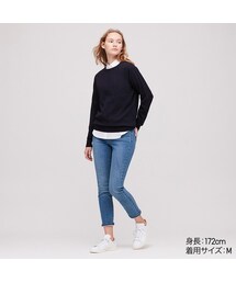 UNIQLO | コットンカシミヤクルーネックセーター（長袖）(ニット/セーター)
