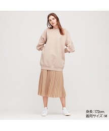 UNIQLO | シフォンプリーツロングスカート（丈標準80～84cm）(スカート)