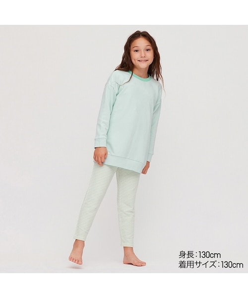UNIQLO（ユニクロ）の「GIRLS ウルトラストレッチチュニックセット 