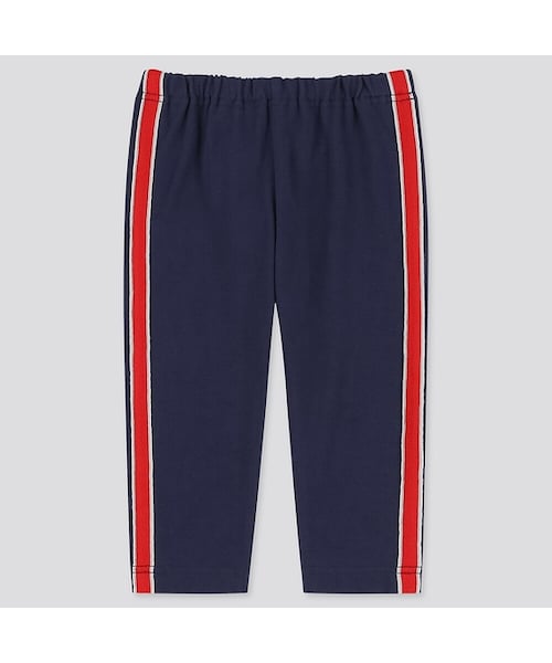 UNIQLO（ユニクロ）の「レギンス（スポーツ・10分丈）（その他ベビー用品・キッズ・BLACK 09/NAVY 69・70/100/90/80/110）」の2枚目の写真