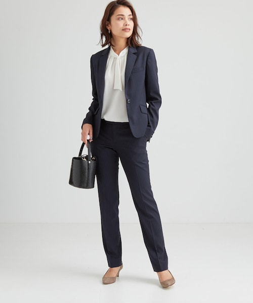 グリーンレーベルリラクシング ジャケット パンツ スーツ 42 ネイビー