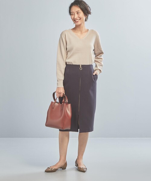 WORK TRIP OUTFITS GREEN LABEL RELAXING(ワークトリップアウトフィッツグリーンレーベル リラクシング)の「【WORK TRIP OUTFITS】CS W/A Vネック 総針 プルオーバーニット(その他・レディース・その他・FREE)」の15枚目の写真
