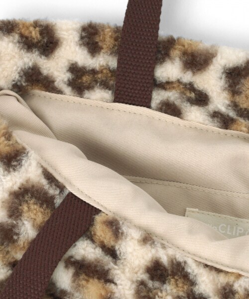 studio CLIP（スタディオクリップ）の「アソートファー巾着バッグ（バッグ・レオパード/アイボリー/マスタード）」の15枚目の写真