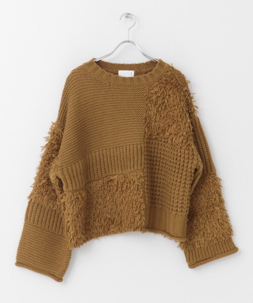 KBF（ケイビーエフ）の「フリンジMIXニット（その他・レディース・PURPLE/IVORY/BROWN・one）」の18枚目の写真