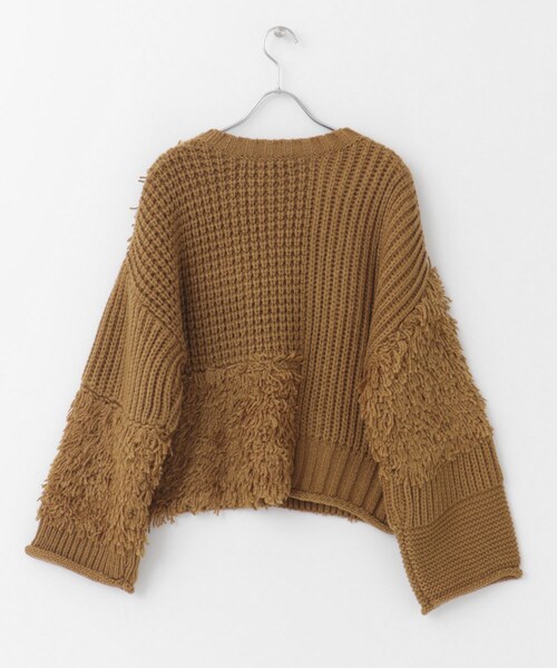 KBF（ケイビーエフ）の「フリンジMIXニット（その他・レディース・PURPLE/IVORY/BROWN・one）」の21枚目の写真