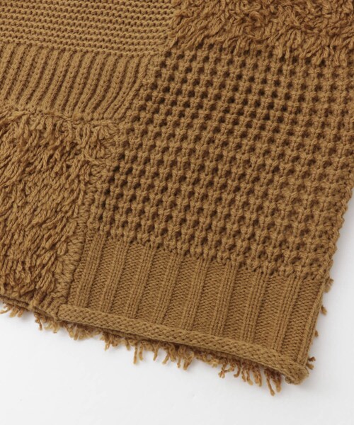 KBF（ケイビーエフ）の「フリンジMIXニット（その他・レディース・PURPLE/IVORY/BROWN・one）」の20枚目の写真