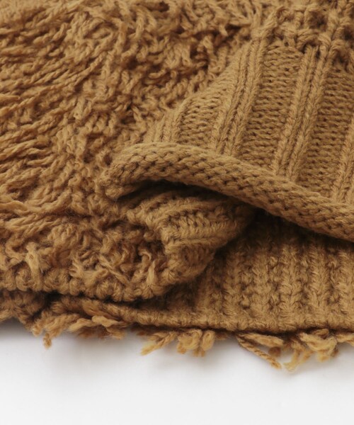 KBF（ケイビーエフ）の「フリンジMIXニット（その他・レディース・PURPLE/IVORY/BROWN・one）」の22枚目の写真