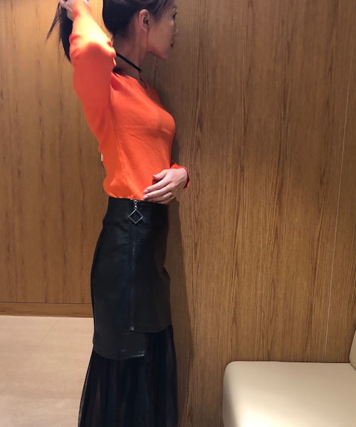 Handmade(ハンドメイド)の「スレンダーVネックニット【即納 Handmade(ハンドメイド)の「スレンダーVネックニット【即納