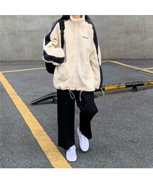 no brand（ノーブランド）の「ボアブルゾン アウター 韓国