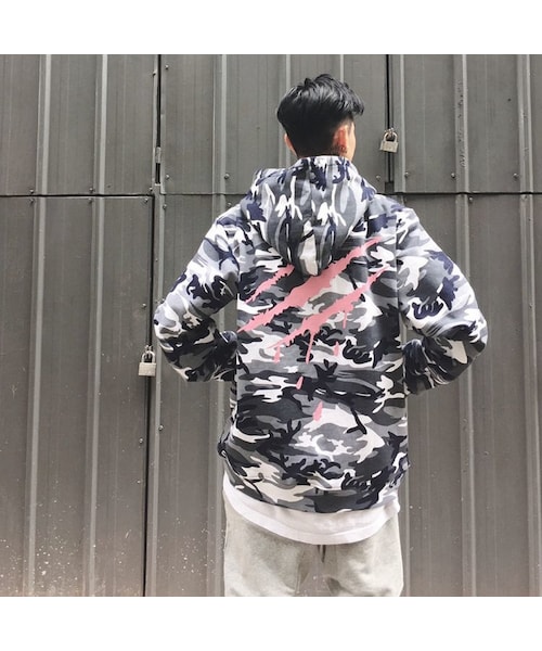 77 Victorias 肉厚迷彩パーカー no brand（ノーブランド）の「SUAMOMENT メンズ/レディース ユニ