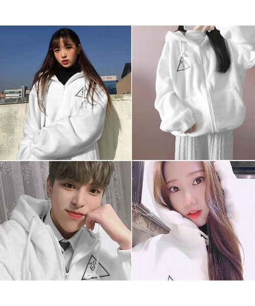 ジャケット レトロ ユニセックス チェック アウター 上品 韓国 ユニセックス スウェット ジャケット ジップアップ ハイネック