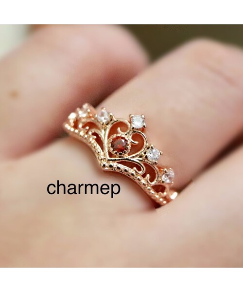 no brand（ノーブランド）の「【YR007】ティアラモチーフのオレンジ