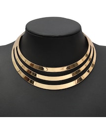 ハンドメイドステートメントジュエリー　チョーカーネックレス Amazon | ステートメントプリンセスジュエリーセット ゴールド