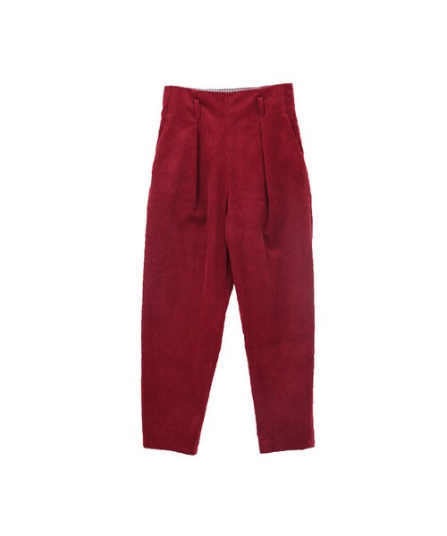 KBF（ケイビーエフ）の「コーデュロイタックパンツ（パンツ・レディース・WHITE/L.BLUE/WINE・36/38）」の3枚目の写真