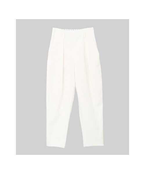 KBF（ケイビーエフ）の「コーデュロイタックパンツ（パンツ・レディース・WHITE/L.BLUE/WINE・36/38）」の2枚目の写真