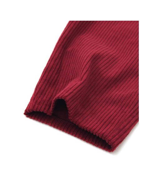 KBF（ケイビーエフ）の「コーデュロイタックパンツ（パンツ・レディース・WHITE/L.BLUE/WINE・36/38）」の19枚目の写真