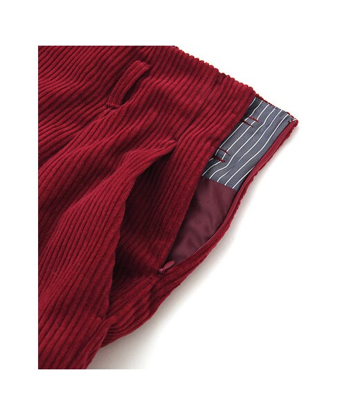 KBF（ケイビーエフ）の「コーデュロイタックパンツ（パンツ・レディース・WHITE/L.BLUE/WINE・36/38）」の17枚目の写真