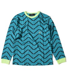ALDIES | Zig Long T(Bluegreen)(Tシャツ/カットソー)