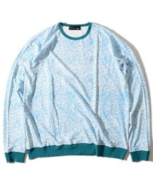 ALDIES | Composition Big Long T(Blue)(Tシャツ/カットソー)