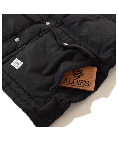 ALDIES アールディーズ ダウンジャケット　中綿ジャケット ALDIES（アールディーズ）の「Full Scale Down JK(Black