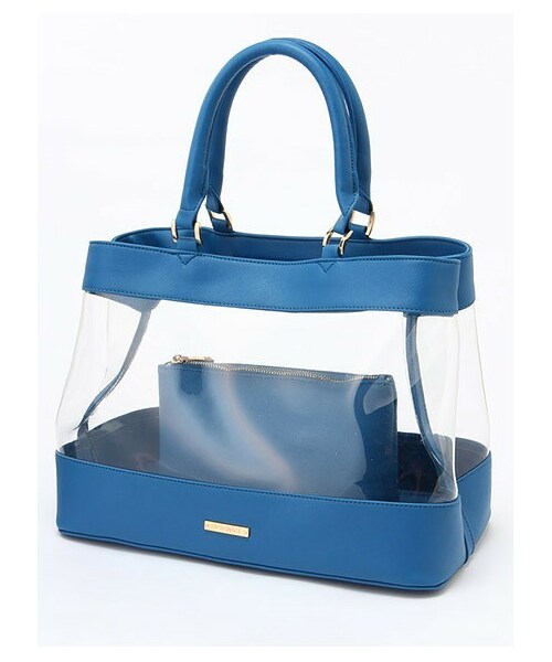 Lip Service リップサービス の ポーチ付クリアトートバッグ バッグ Wear