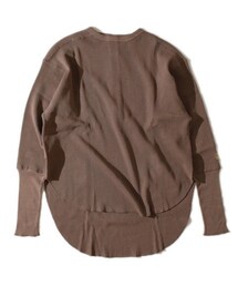 ALDIES | Back Button Big Thermal(Brown)(Tシャツ/カットソー)