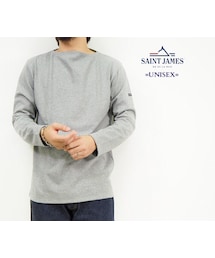 SAINT JAMES | OUESSANT "SOLID" [ GRIS(GRY) ](Tシャツ/カットソー)