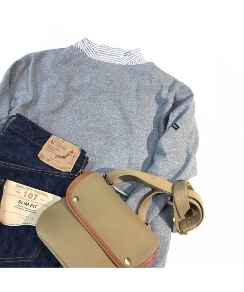 SAINT JAMES（セントジェームス）の「OUESSANT "SOLID" [ GRIS(GRY) ]（Tシャツ/カットソー・レディース・その他）」の5枚目の写真