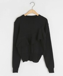 DHOLIC | ダイアゴナルフリルニット(ニット/セーター)