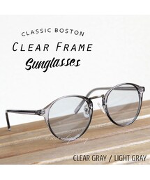 NOSWEAR クリアフレーム ラウンドサングラス NOSWEAR クリアフレーム ラウンドサングラス Amazon | [What Say