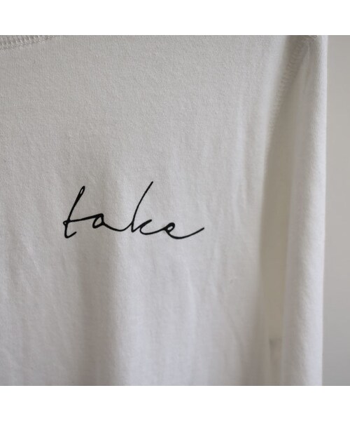 Lavish Gate（ラヴィッシュゲート）の「tops-02017 　ヴィンテージ風　ロゴデザインロングＴシャツ　ホワイト 　ブラウン　ブラック（Tシャツ/カットソー・レディース・その他）」の13枚目の写真