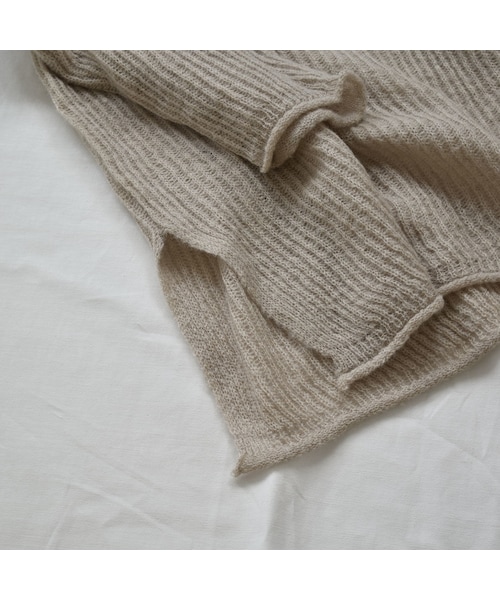 Lavish Gate(ラヴィッシュゲート)の「knit-02061 シアーニット ダスティピンク ピスタチオ モカベージュ グレー(ニット/セーター・レディース・その他)」の14枚目の写真