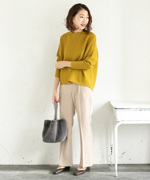 新品　URBAN RESEARCH ROSSOバックデザインガーターホールニット URBAN RESEARCH ROSSO WOMEN（アーバンリサーチ ロッソ）の「バック