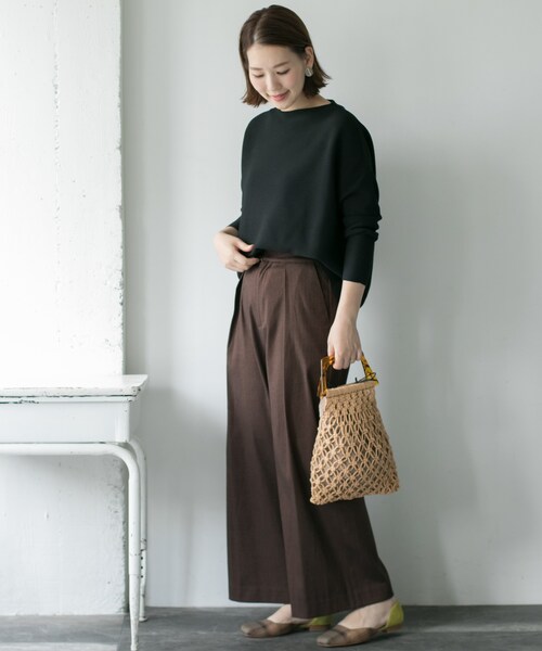 URBAN RESEARCH ROSSO - 新品　URBAN RESEARCH ROSSOバックデザインガーターホールニット URBAN RESEARCH ROSSO WOMEN（アーバンリサーチ ロッソ）の