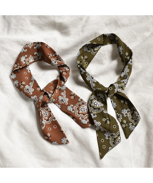 Lavish Gate（ラヴィッシュゲート）の「mb-scarf-02003　エスニック柄ネックスカーフ（バンダナ/スカーフ・レディース・その他）」の7枚目の写真