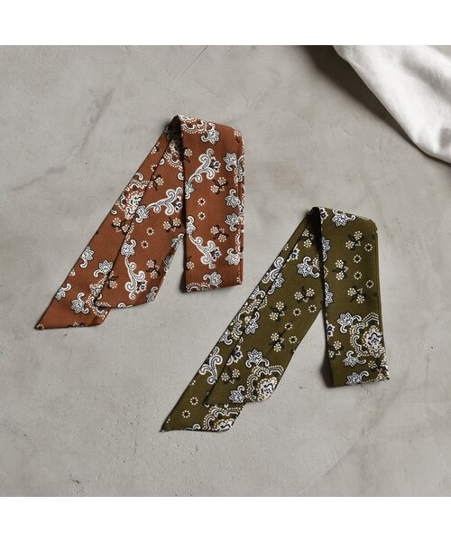 Lavish Gate（ラヴィッシュゲート）の「mb-scarf-02003　エスニック柄ネックスカーフ（バンダナ/スカーフ・レディース・その他）」の6枚目の写真