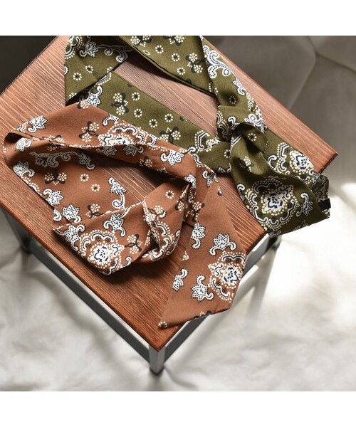 Lavish Gate（ラヴィッシュゲート）の「mb-scarf-02003　エスニック柄ネックスカーフ（バンダナ/スカーフ・レディース・その他）」の9枚目の写真