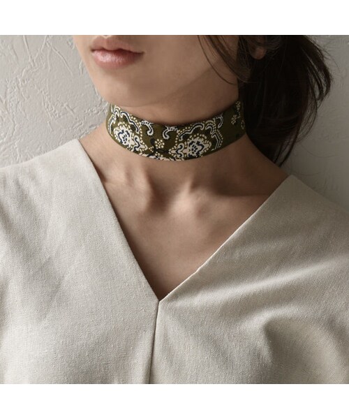 Lavish Gate（ラヴィッシュゲート）の「mb-scarf-02003　エスニック柄ネックスカーフ（バンダナ/スカーフ・レディース・その他）」の5枚目の写真