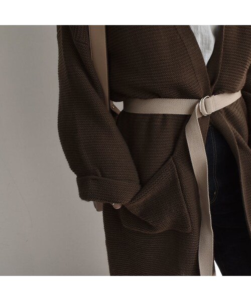 Lavish Gate(ラヴィッシュゲート)の「mb-belt-02028 ロングテープベルト ベージュ(ベルト・レディース・その他)」の6枚目の写真