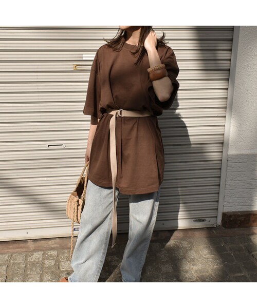 Lavish Gate(ラヴィッシュゲート)の「mb-belt-02028 ロングテープベルト ベージュ(ベルト・レディース・その他)」の3枚目の写真