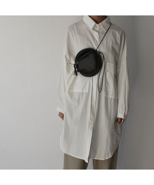 Lavish Gate（ラヴィッシュゲート）の「nh-bag2-02483　エコレザー　ラウンドミニポシェット　ショルダーバッグ（ショルダーバッグ・レディース・その他）」の6枚目の写真