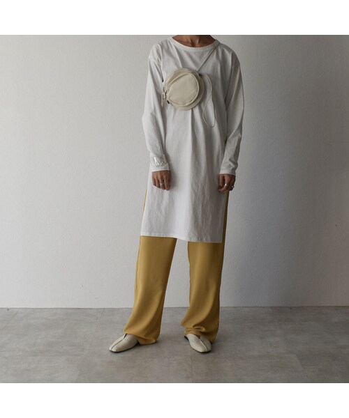 Lavish Gate（ラヴィッシュゲート）の「nh-bag2-02483　エコレザー　ラウンドミニポシェット　ショルダーバッグ（ショルダーバッグ・レディース・その他）」の4枚目の写真