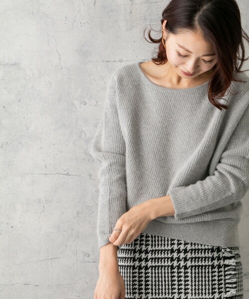 URBAN RESEARCH ROSSO フォックス ウール ニットプルオーバー URBAN RESEARCH ROSSO WOMEN（アーバンリサーチ ロッソ）の